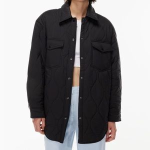 Aritzia Wilfred Free Ganna Shirt Jacket, Black